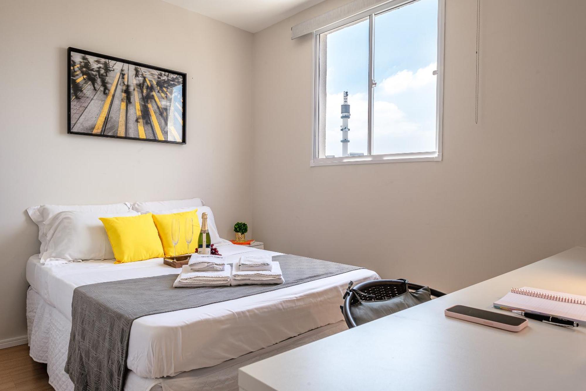 Apartamento Allianz Parque - Com Vista Incrivel E Academia *